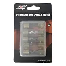 FUSIBLE DE VIDRIO DE 100 AMPERES PLATA - RADOX 